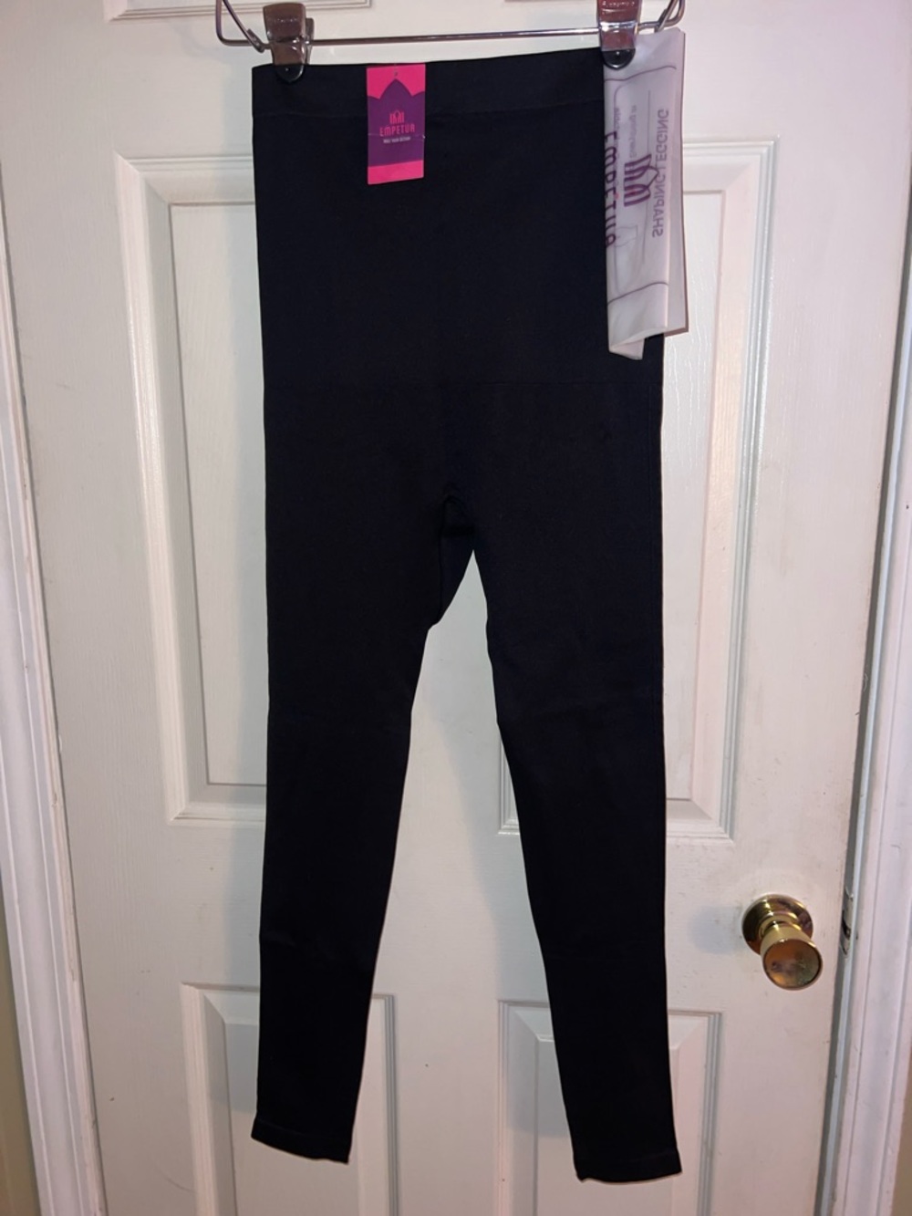 SHAPERMINT EMPETUA NWT Seamless Black High-Waist Leggings SIZE M